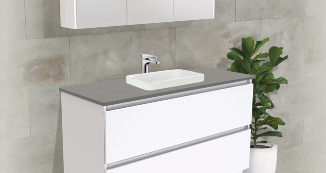 Fienza Quest Wall Hung Vanity Cabinet lifestyle