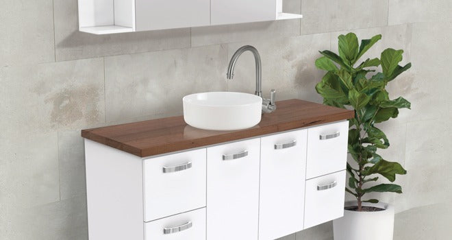 Fienza UniCab Wall Hung Vanity Cabinet lifestyle