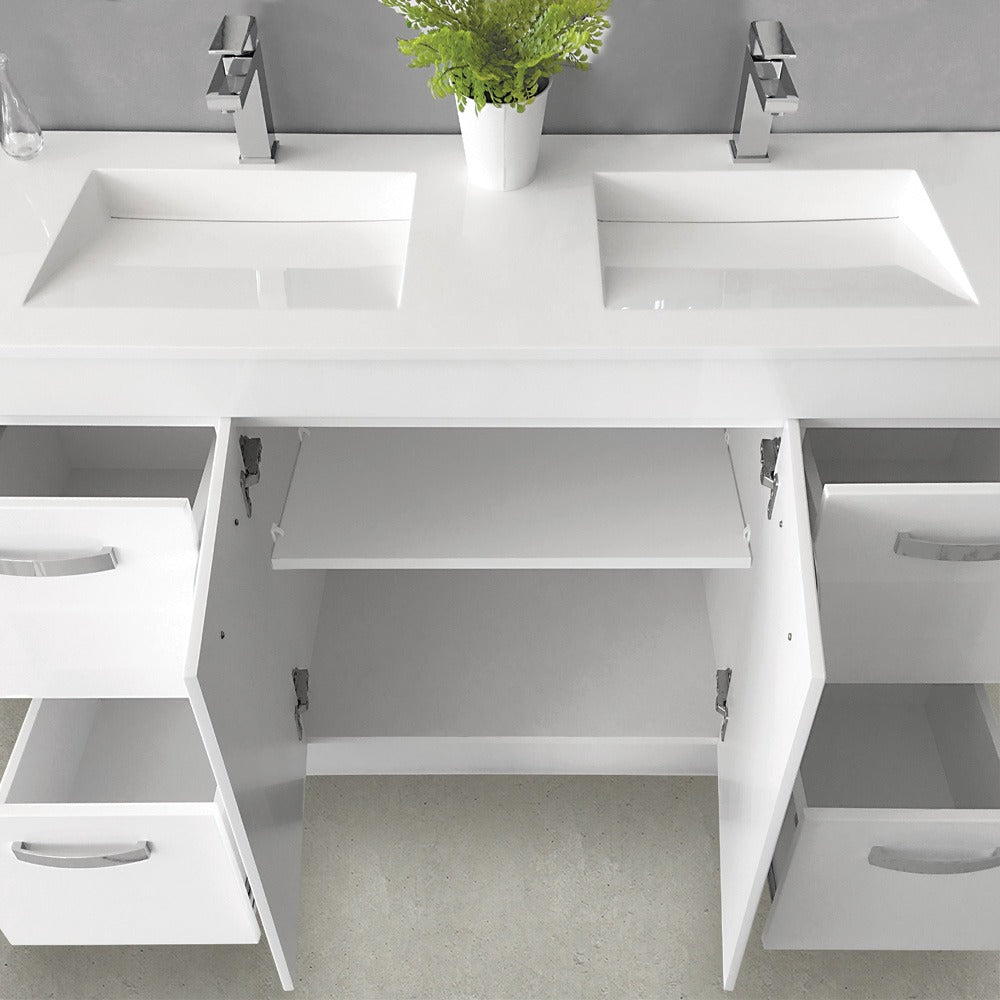 Fienza UniCab Vanity Cabinet on Kickboard or Legs lifestyle