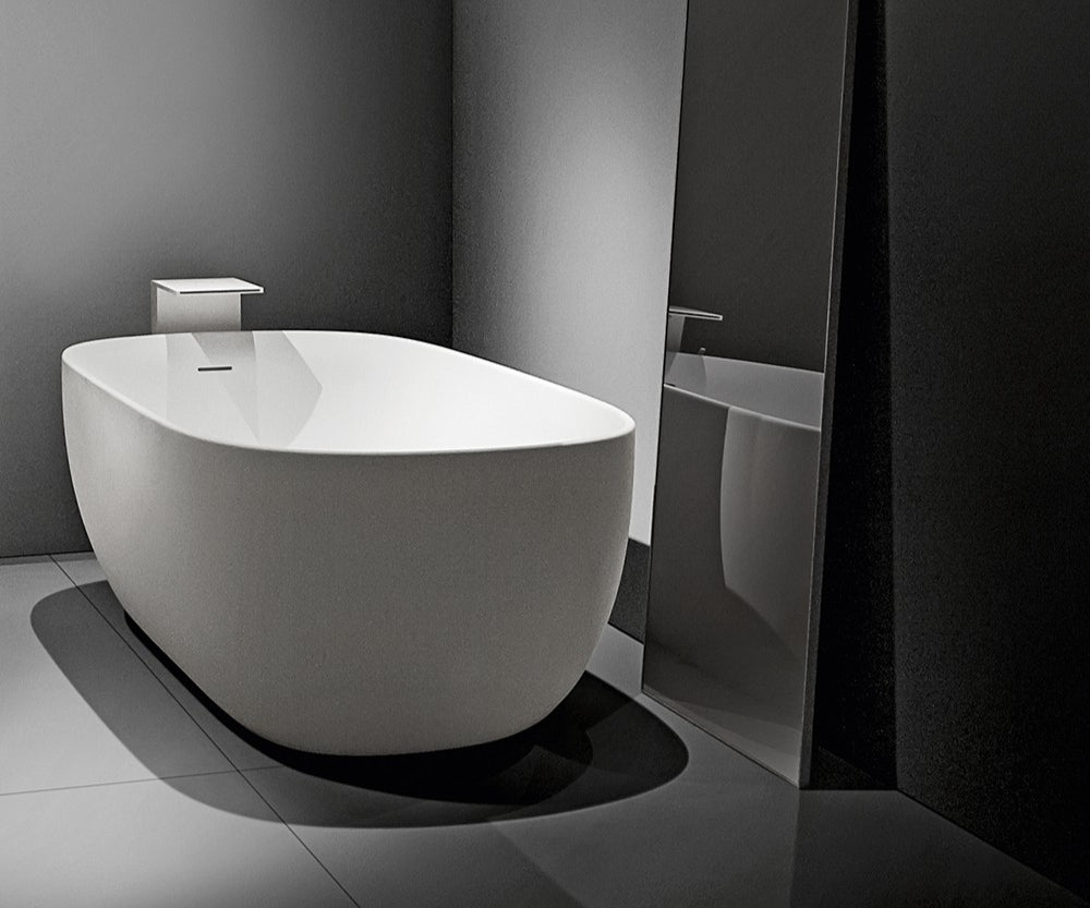 Domus Living Fiume Cristalplant Freestanding Bath