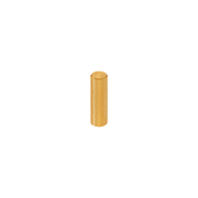 Momo Graf Knurled Cylinder 10mm in Brushed Dark Brass