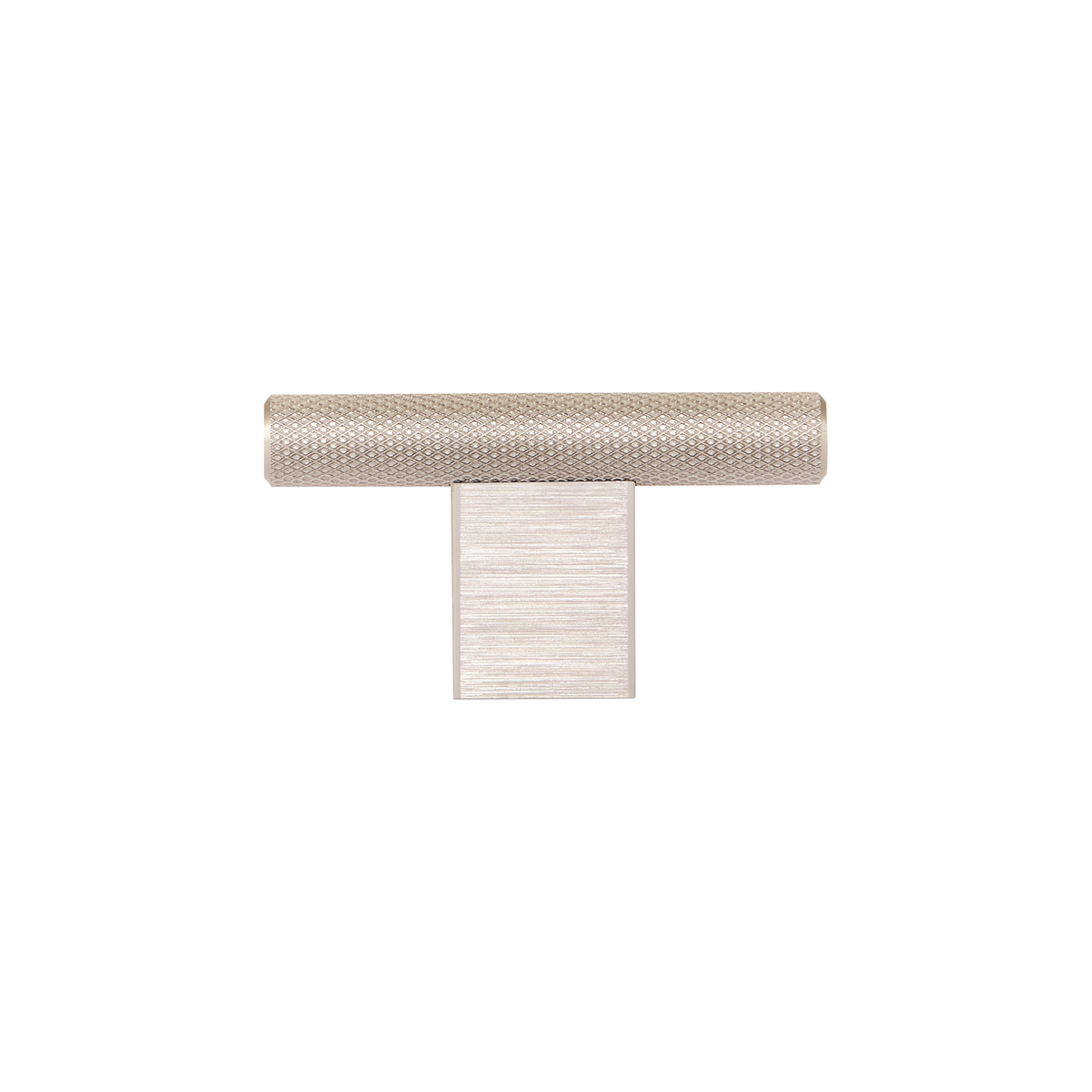 Momo Graf Knurled T Knob 60mm in Dull Brushed Nickel - view 2
