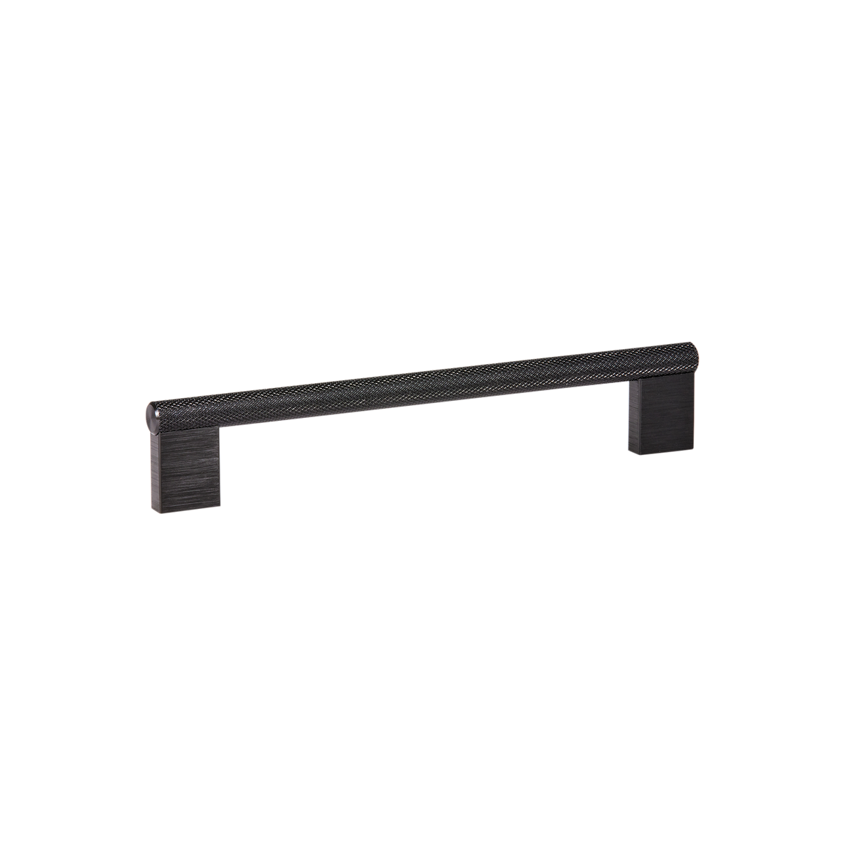 Momo Graf Knurled D Handle 160mm in Brushed Black
