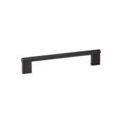 Momo Graf Knurled D Handle 160mm in Brushed Black