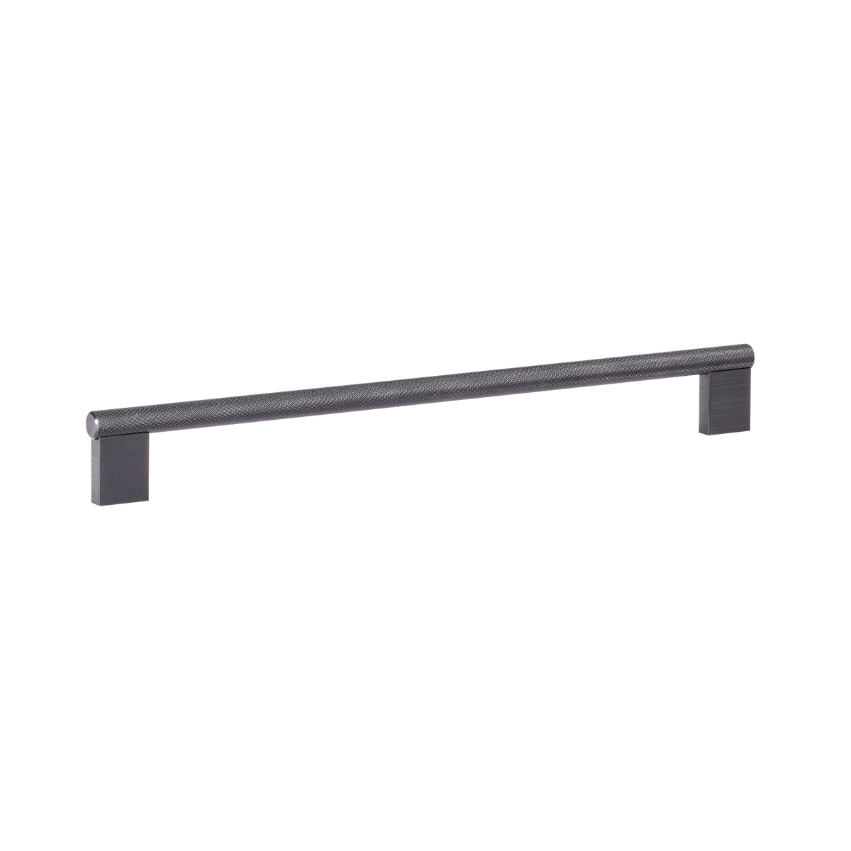 Momo Graf Knurled D Handle 256mm in Brushed Black