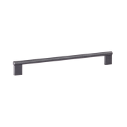 Momo Graf Knurled D Handle 256mm in Brushed Black