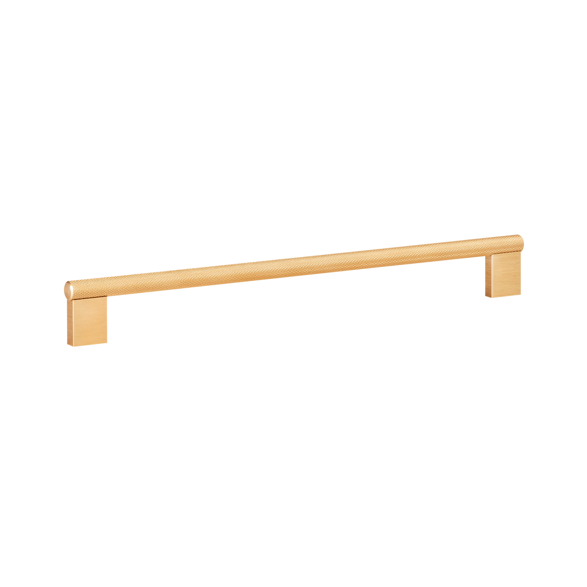 Momo Graf Knurled D Handle 256mm in Brushed Dark Brass