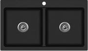 Interchange Granite Double Bowl Sink