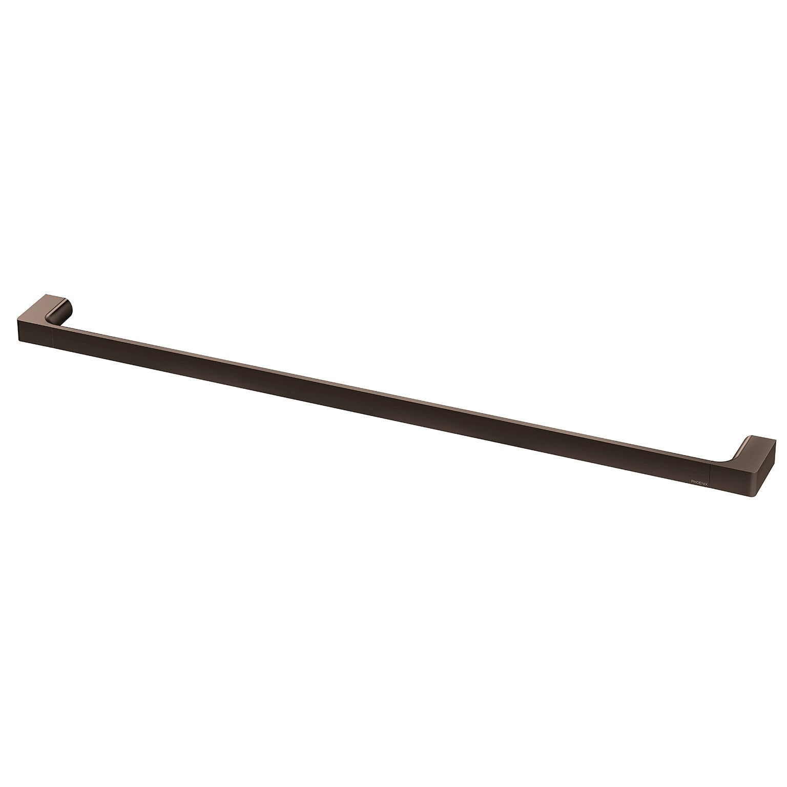 Phoenix Gloss Single Towel Rail 800mm Brushed Bronze
