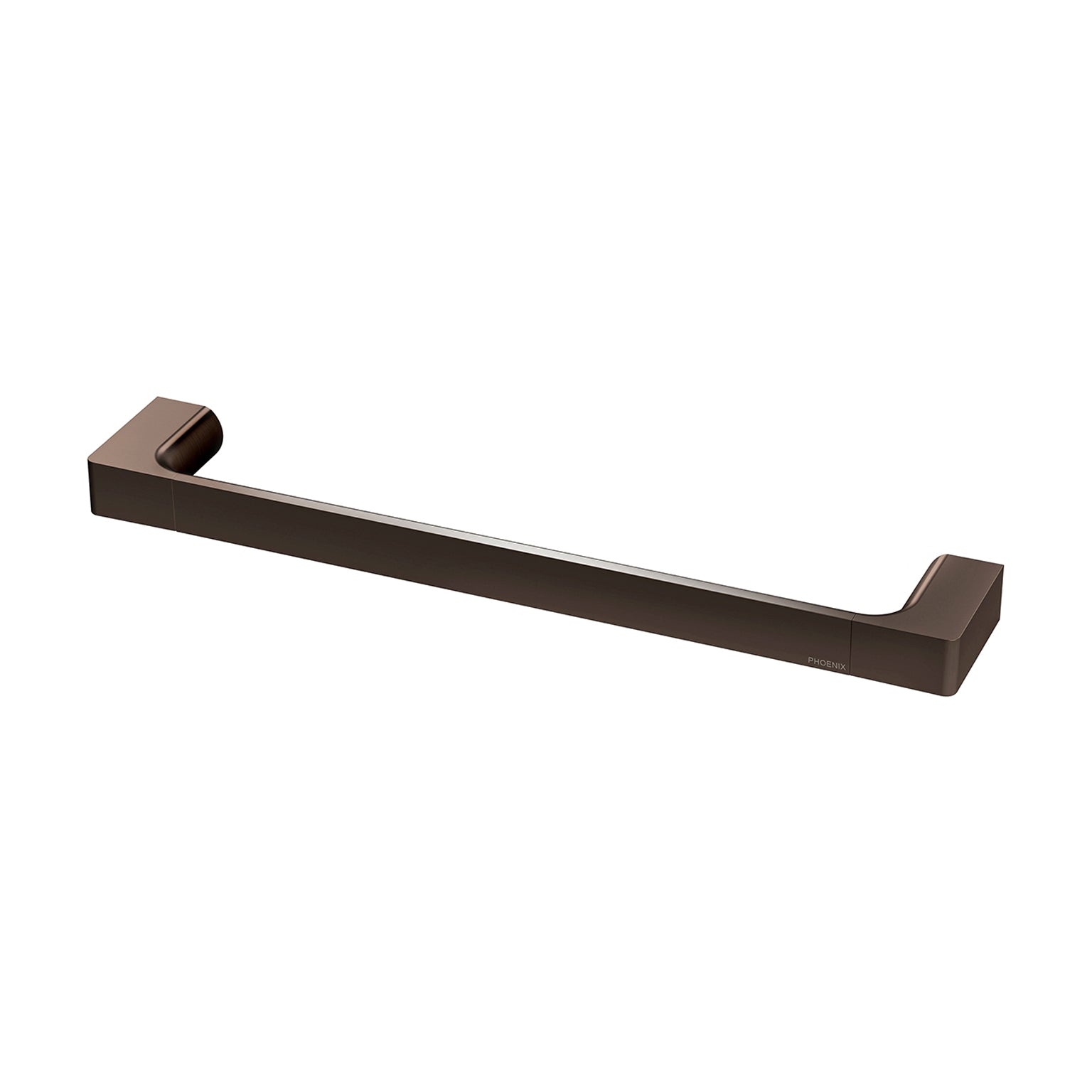 Phoenix Gloss Hand Towel Rail Brushed Bronze