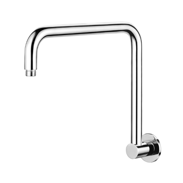 Modern National Round High Rise Shower Arm 350mm - Chrome