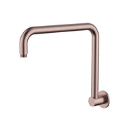 Modern National Round High Rise Shower Arm 350mm - Dusk