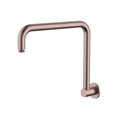Modern National Round High Rise Shower Arm 350mm - Dusk