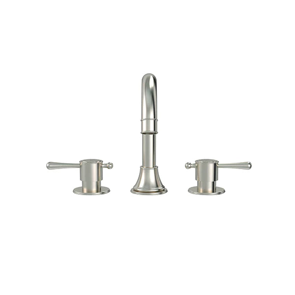 Meir Harrington 3 Hole Basin Set Brushed Nickel