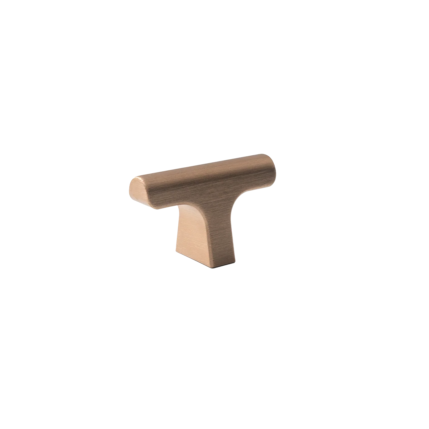 Momo Hinoki T Knob 60mm In Dark Brushed Brass