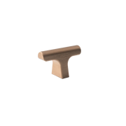 Momo Hinoki T Knob 60mm In Dark Brushed Brass