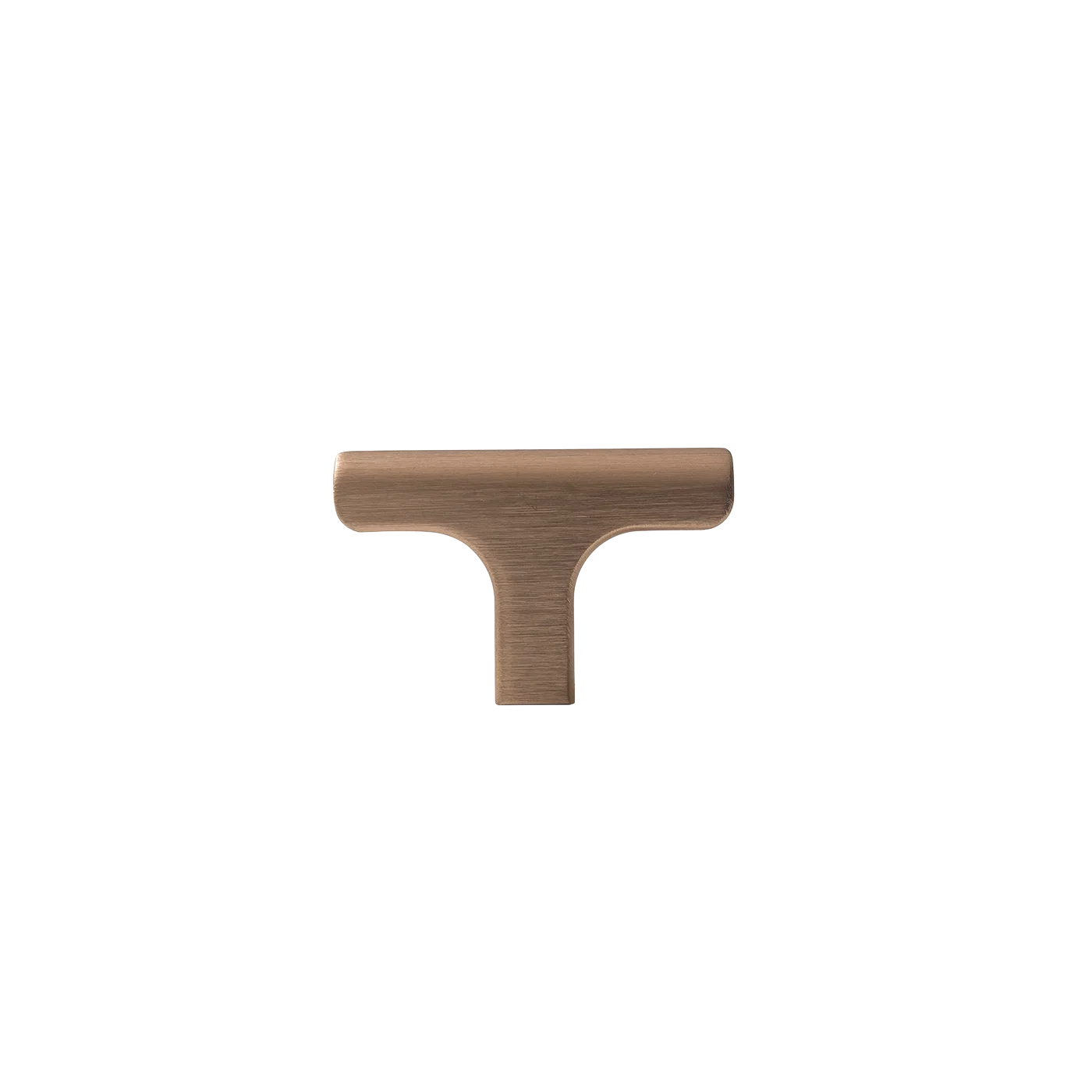 Momo Hinoki T Knob 60mm In Dark Brushed Brass