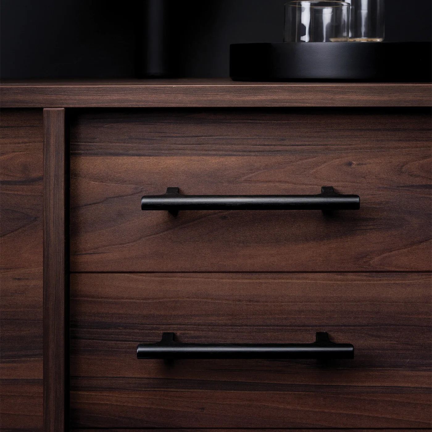 Momo Hinoki D Handle 160mm In Brushed Black