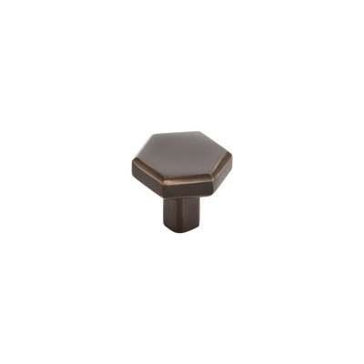 Momo Hendrix Round Knob 32mm in Antique Brass