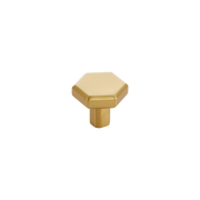Momo Hendrix Round Knob 32mm in Brushed Satin Brass