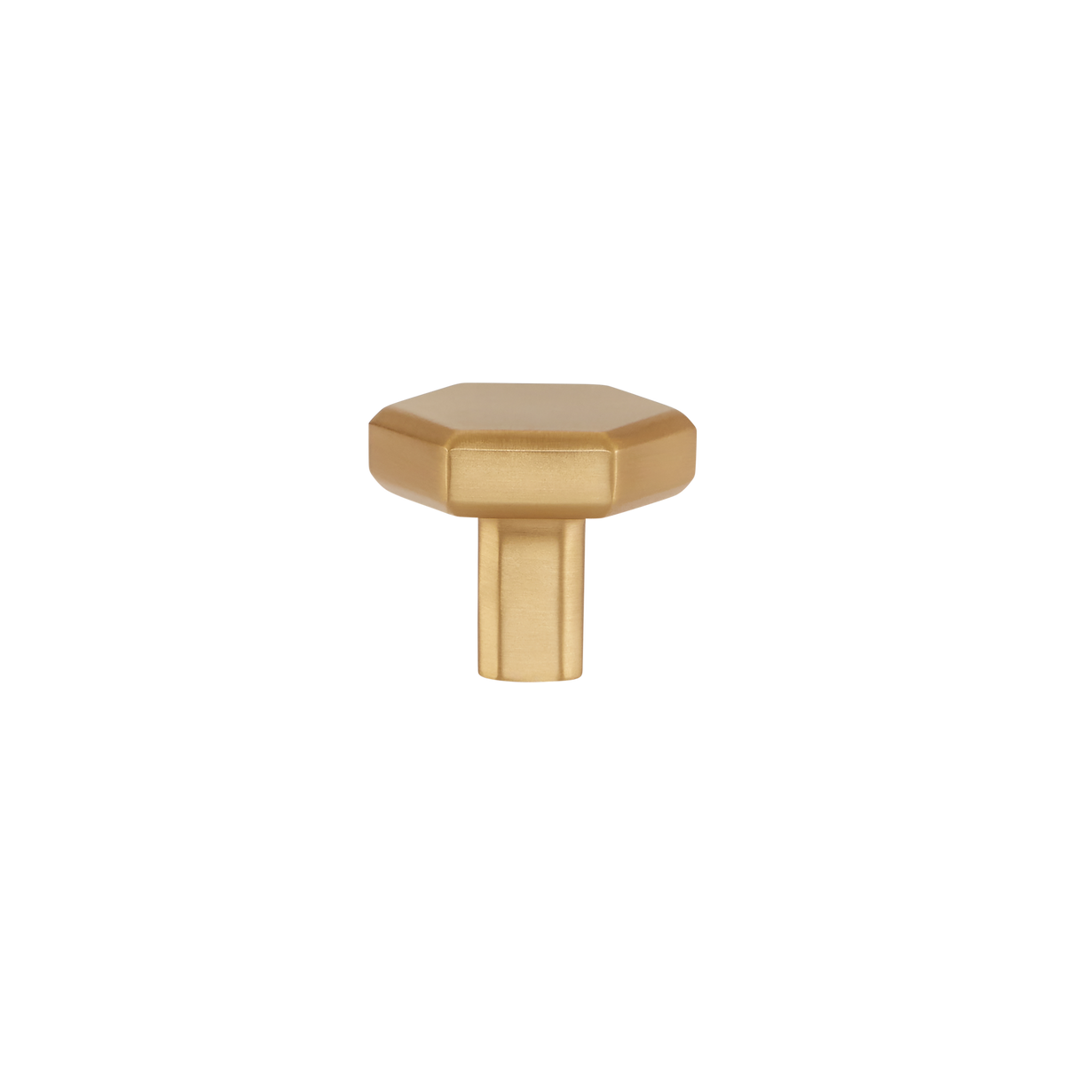 Momo Hendrix Round Knob 32mm in Brushed Satin Brass - view 2