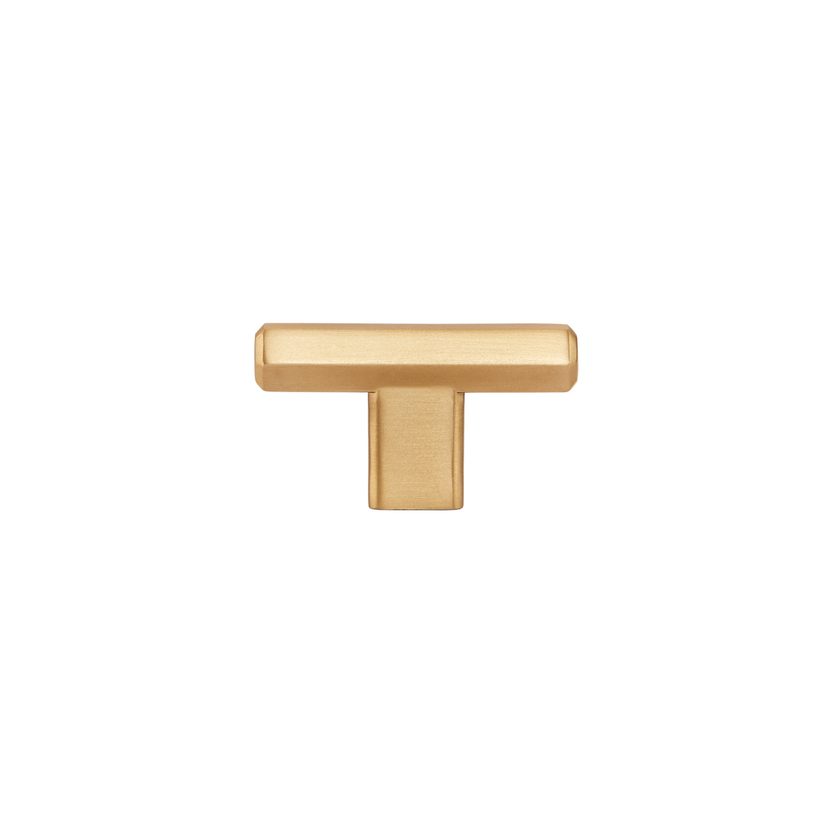 Momo Hendrix T Knob 60mm in Brushed Satin Brass - view 2