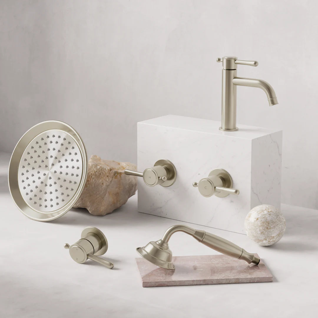 Meir Harrington Shower Rose 200mm Brushed Nickel