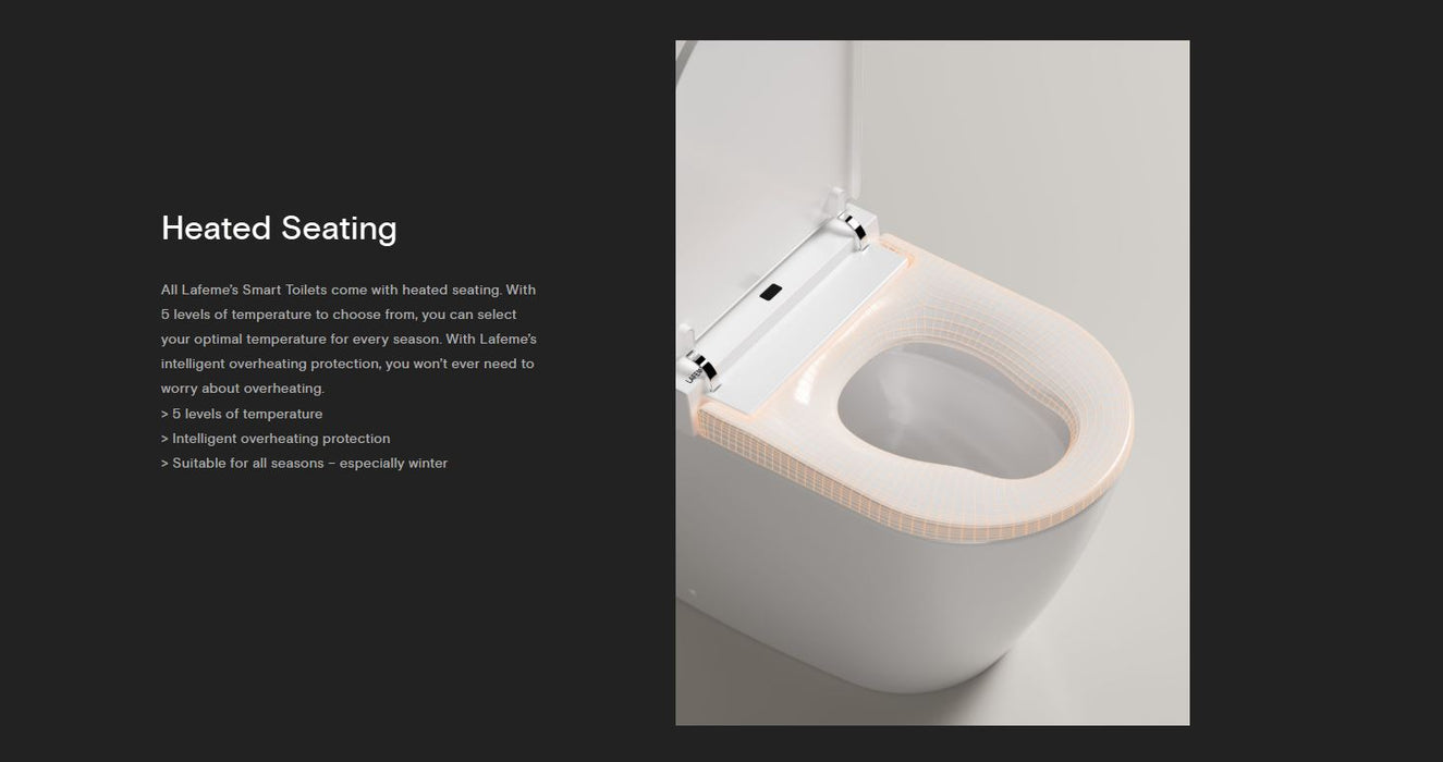 Lafeme Sesto Wall Hung Intelligent Toilet
