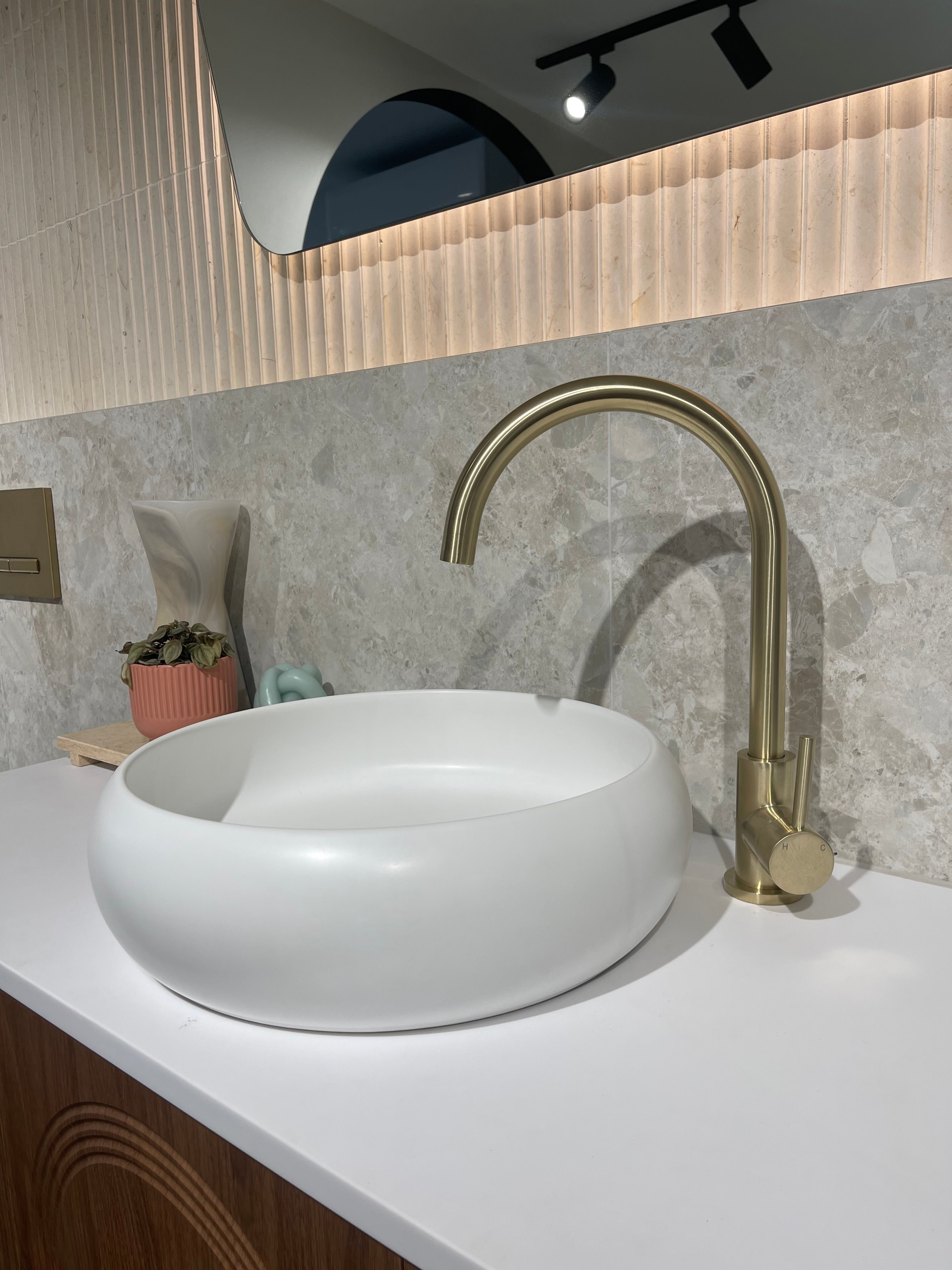 BNK Versilia Above Counter Basin Matte White