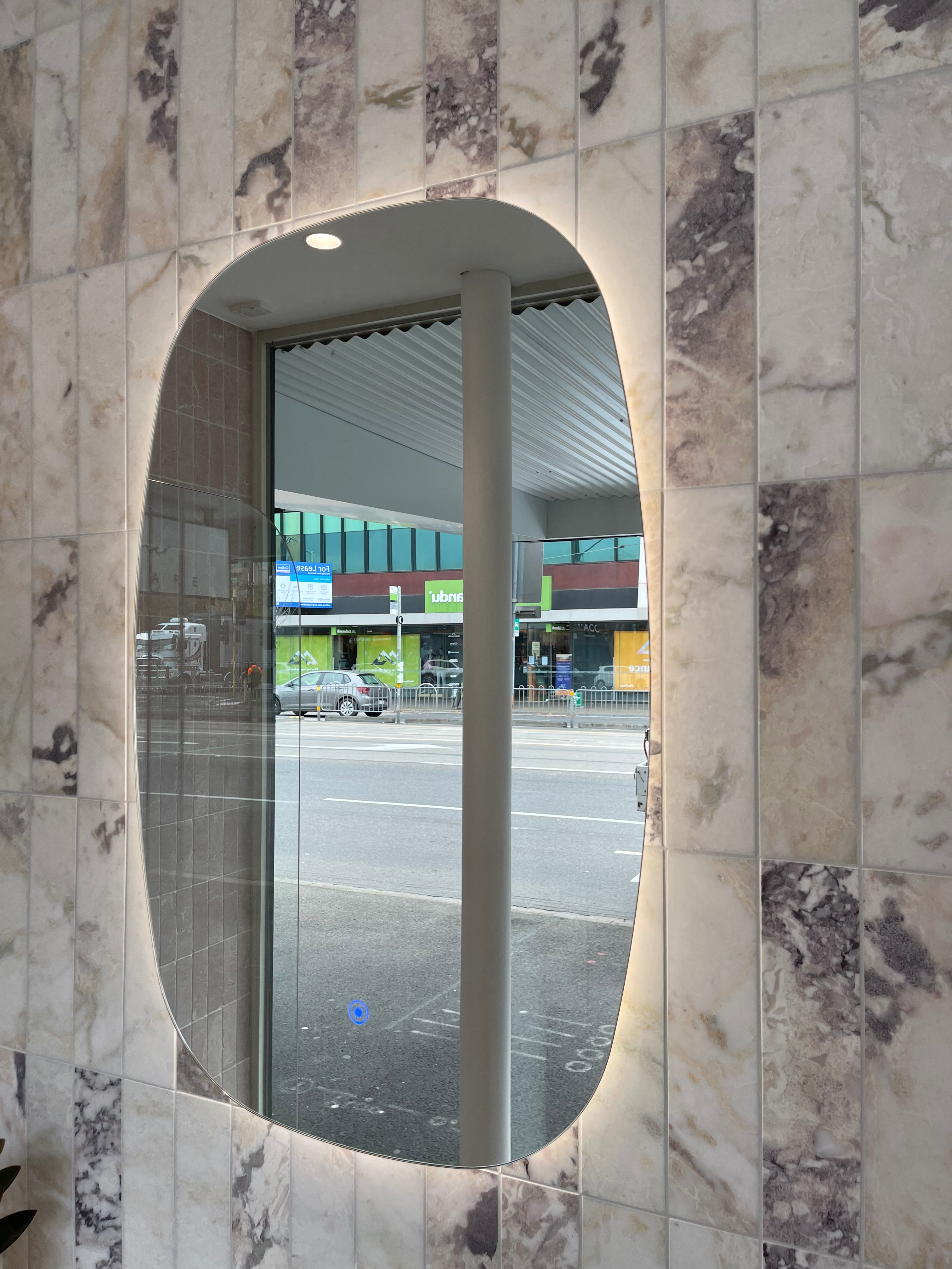 BelBagno Q-Line LED Mirror
