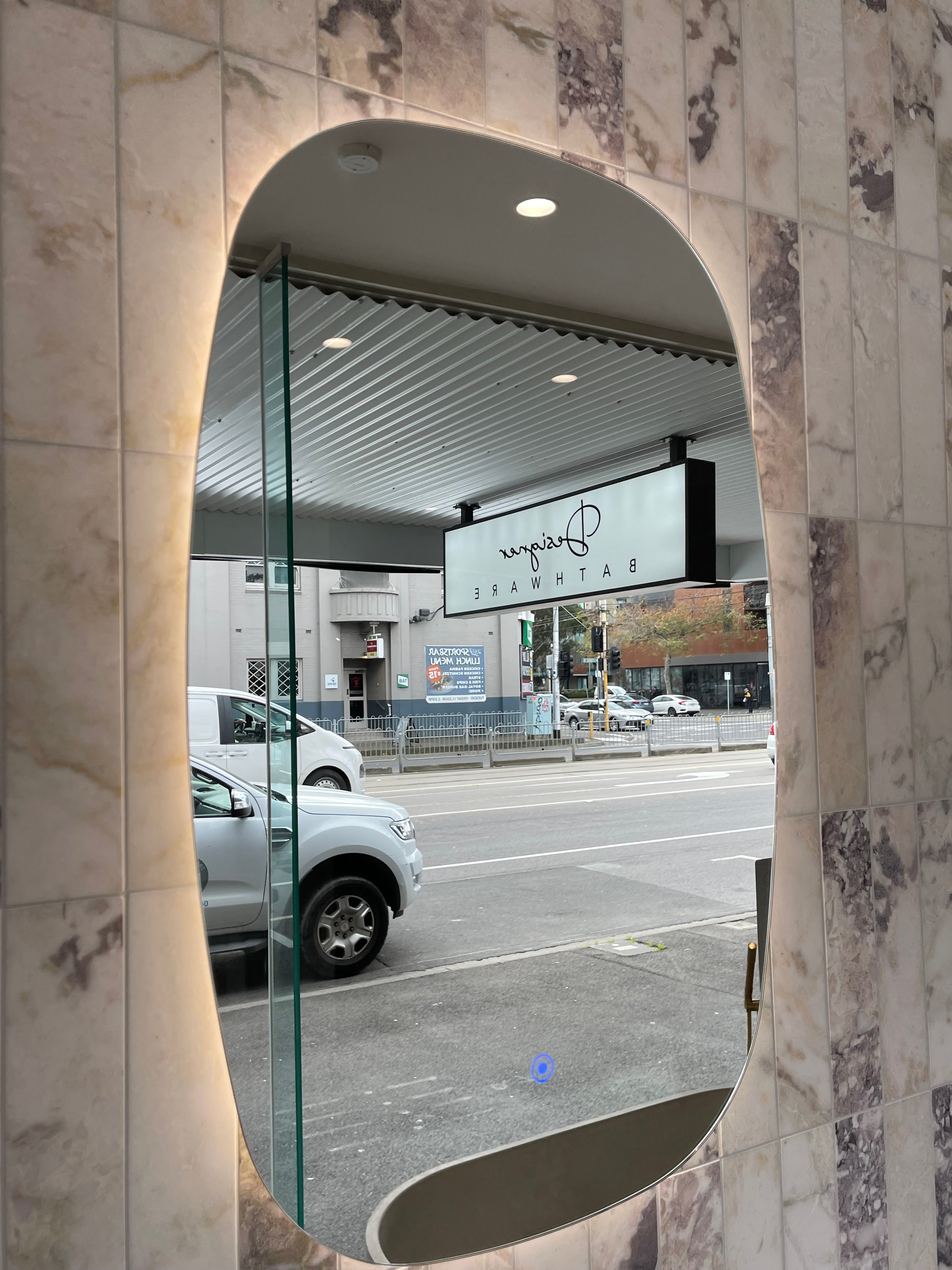 BelBagno Q-Line LED Mirror