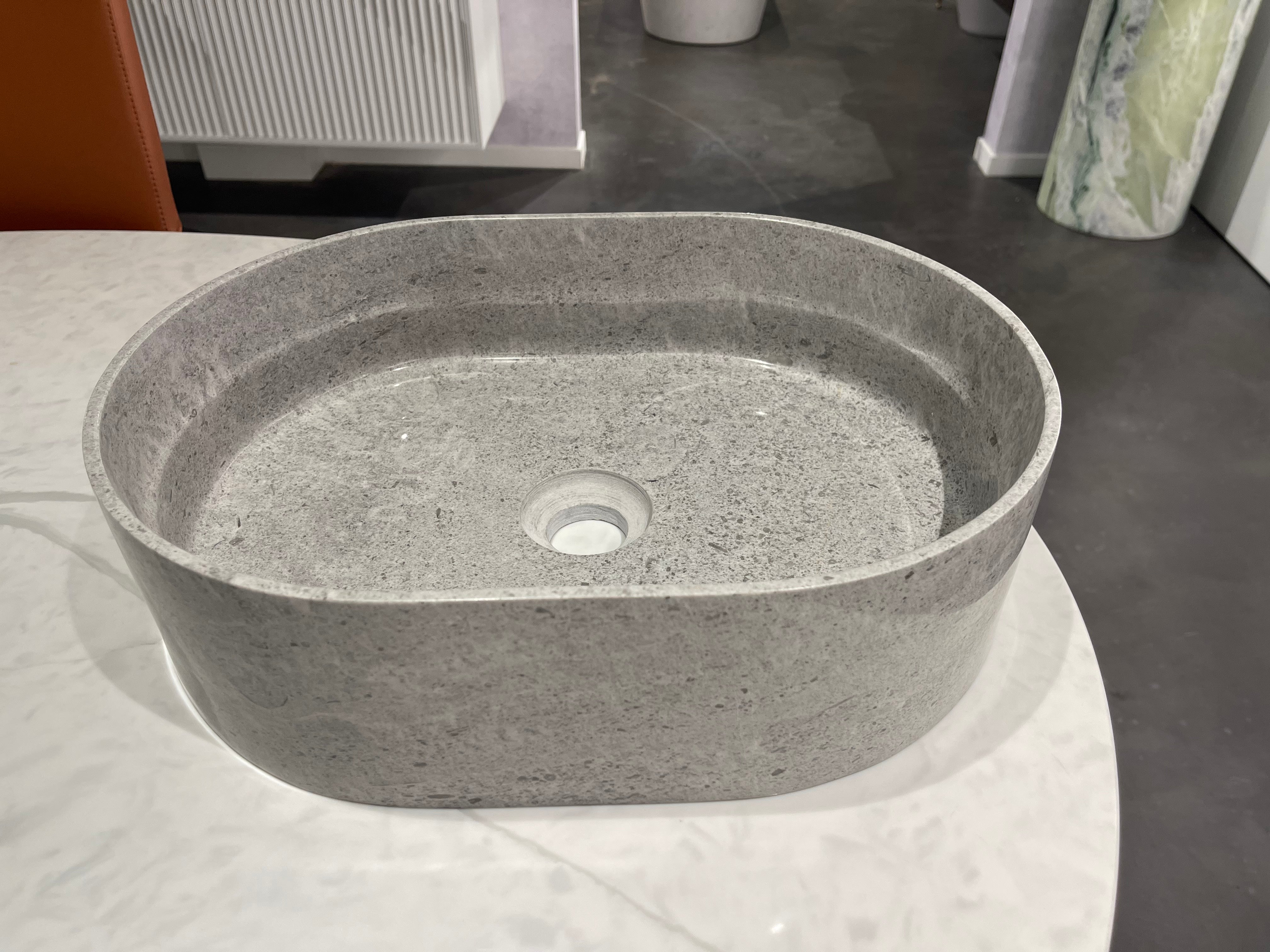 Zen Henan Grey Marble Basin