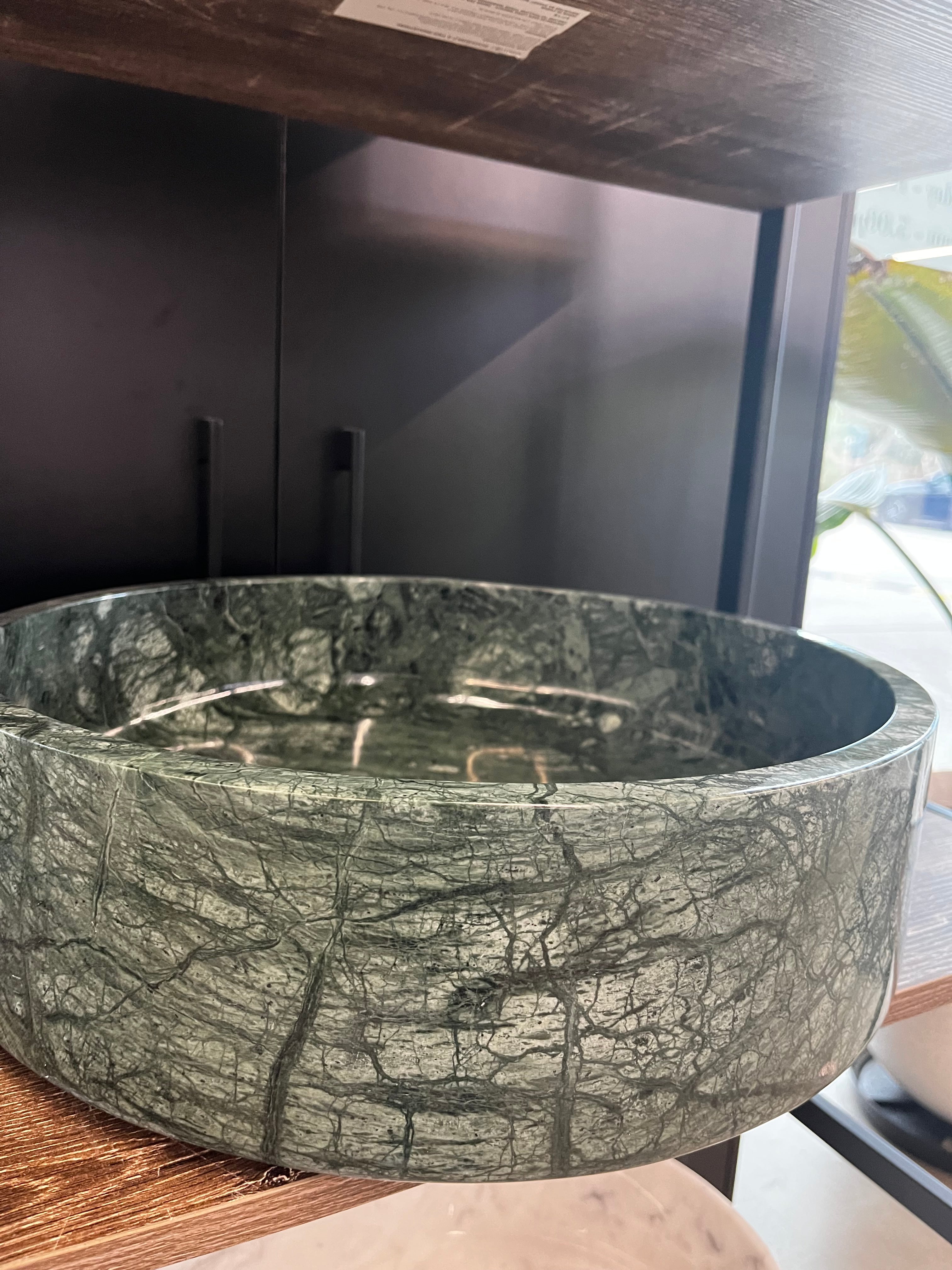 Zen Jade Green Marble Basin