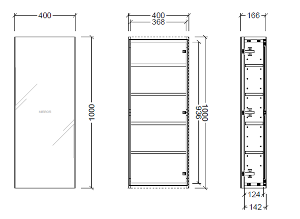Jazz Shaving Cabinet