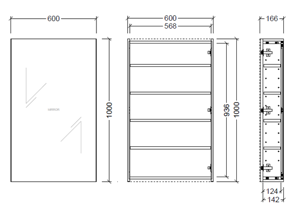 Jazz Shaving Cabinet