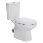 Fienza Petra Close Coupled Toilet Suite Left Skew Trap Gloss White