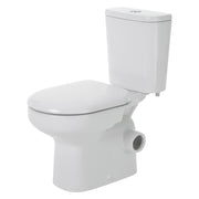 Fienza Petra Close-Coupled Toilet Suite Right Skew Trap Gloss White