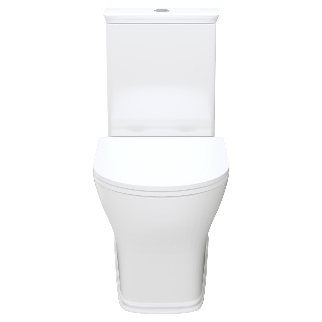 Fienza Lillian Tornado Flush Back-to-Wall Toilet Suite Gloss White with Slim Seat
