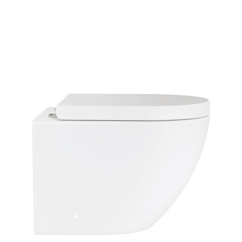 Fienza Koko Matte White Rimless Tonado Wall Hung Toilet Pan