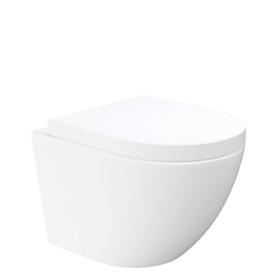 Fienza Koko Gloss White Rimless Tornado Wall Hung Toilet Pan