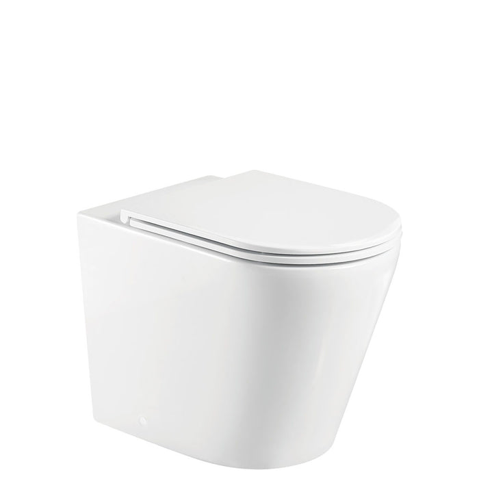 Fienza Aluca Wall-Faced Toilet Suite, Slim Seat