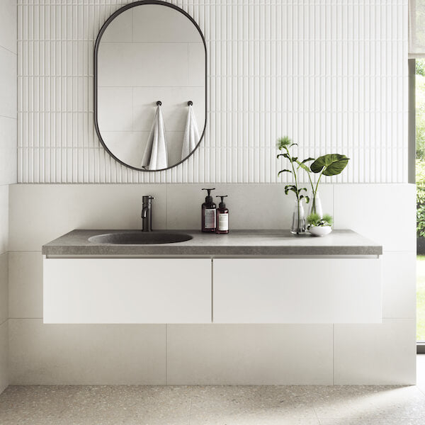 Concrete Studio Kaarla – Concrete Vanity Top -1200mm Length/ 80mm Thickness