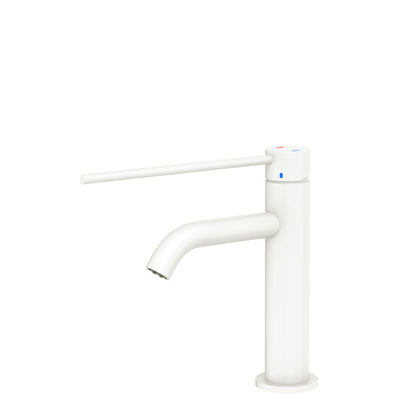 Fienza Kaya Care Basin Mixer, Matte White