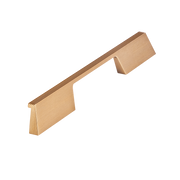 Momo Rail D Handle 192mm in Brushed Dark Brass
