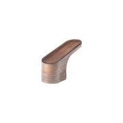 Momo Luv Wood Angled Knob 51mm in Walnut