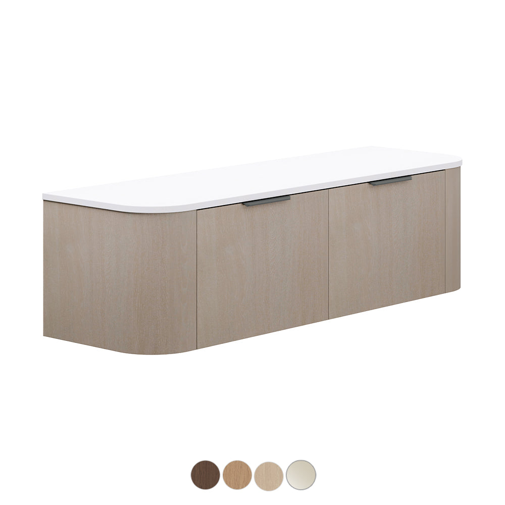 Fienza Lena Wall Hung Double Curve Vanity