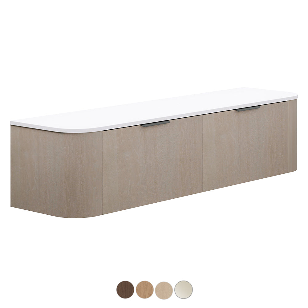 Fienza Lena Wall Hung Double Curve Vanity