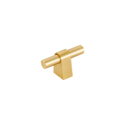 Momo Loreto T Knob 60mm in Brushed Matt Brass