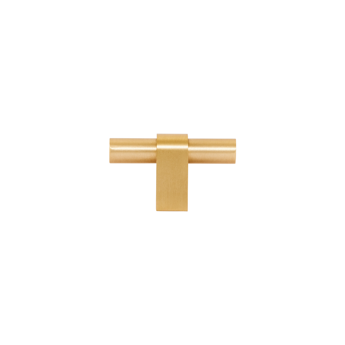 Momo Loreto T Knob 60mm in Brushed Matt Brass - view 2