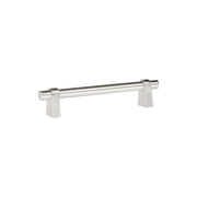 Momo Loreto Bar Pull 128mm in Polished Nickel